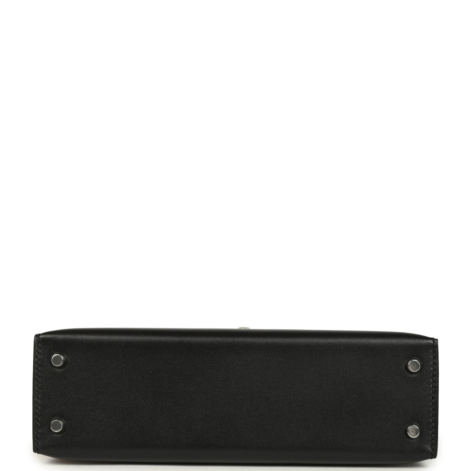 Hermes Kelly Sellier 20 "Cheval De Bois" Black and Multi Tadelakt Palladium Hardware