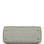 Hermes Kelly Retourne 25 Gris Perle Matte Alligator Gold Hardware