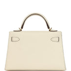 Hermes Special Order (HSS) Kelly Sellier 20 Nata Verso Chevre Mysore Gold Hardware