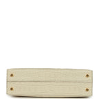 Hermes Kelly Sellier 20 Beton Matte Alligator Gold Hardware
