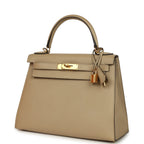 Hermes Kelly Sellier 28 Trench Epsom Gold Hardware