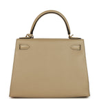 Hermes Kelly Sellier 28 Trench Epsom Gold Hardware