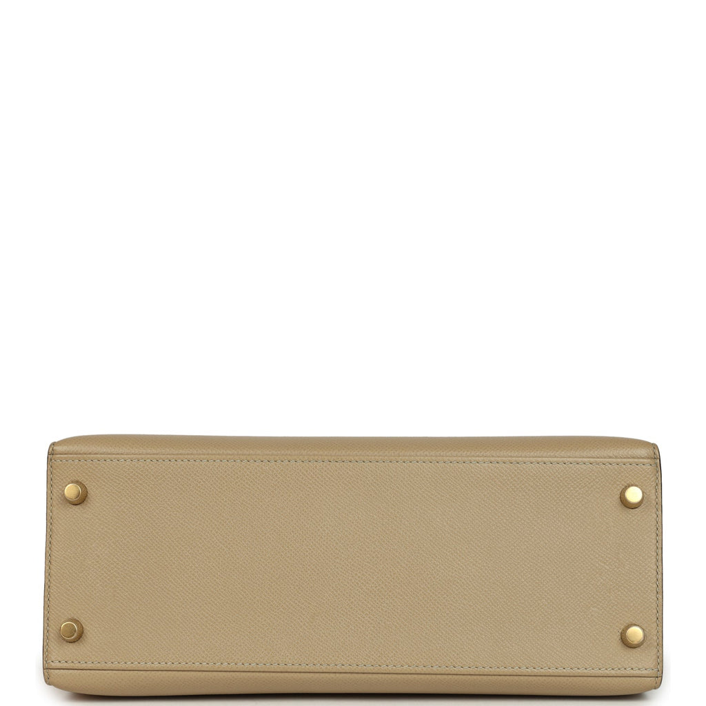 Hermes Kelly Sellier 28 Trench Epsom Gold Hardware