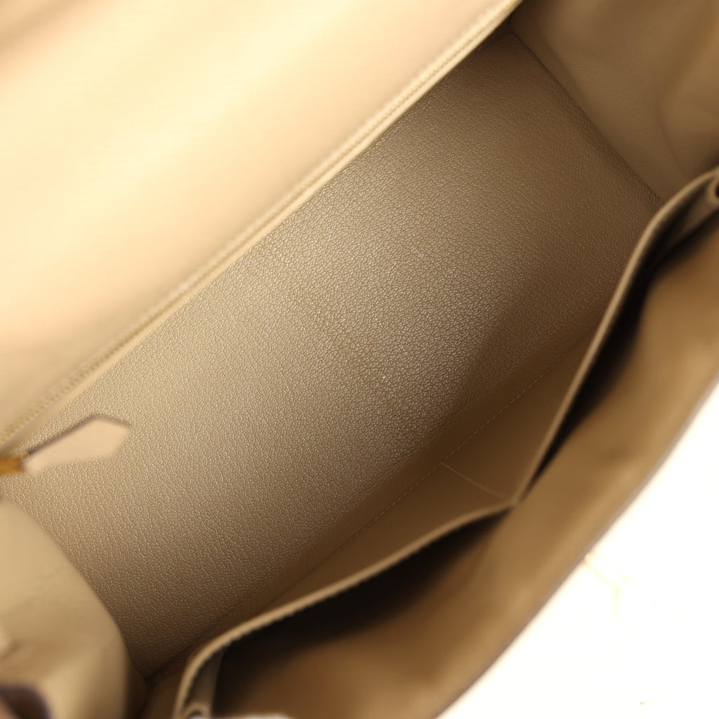 Hermes Kelly Sellier 28 Trench Epsom Gold Hardware