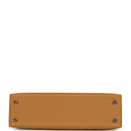 Hermes Kelly Sellier 20 Sesame Madame and Vanille Matte Alligator Touch Palladium Hardware