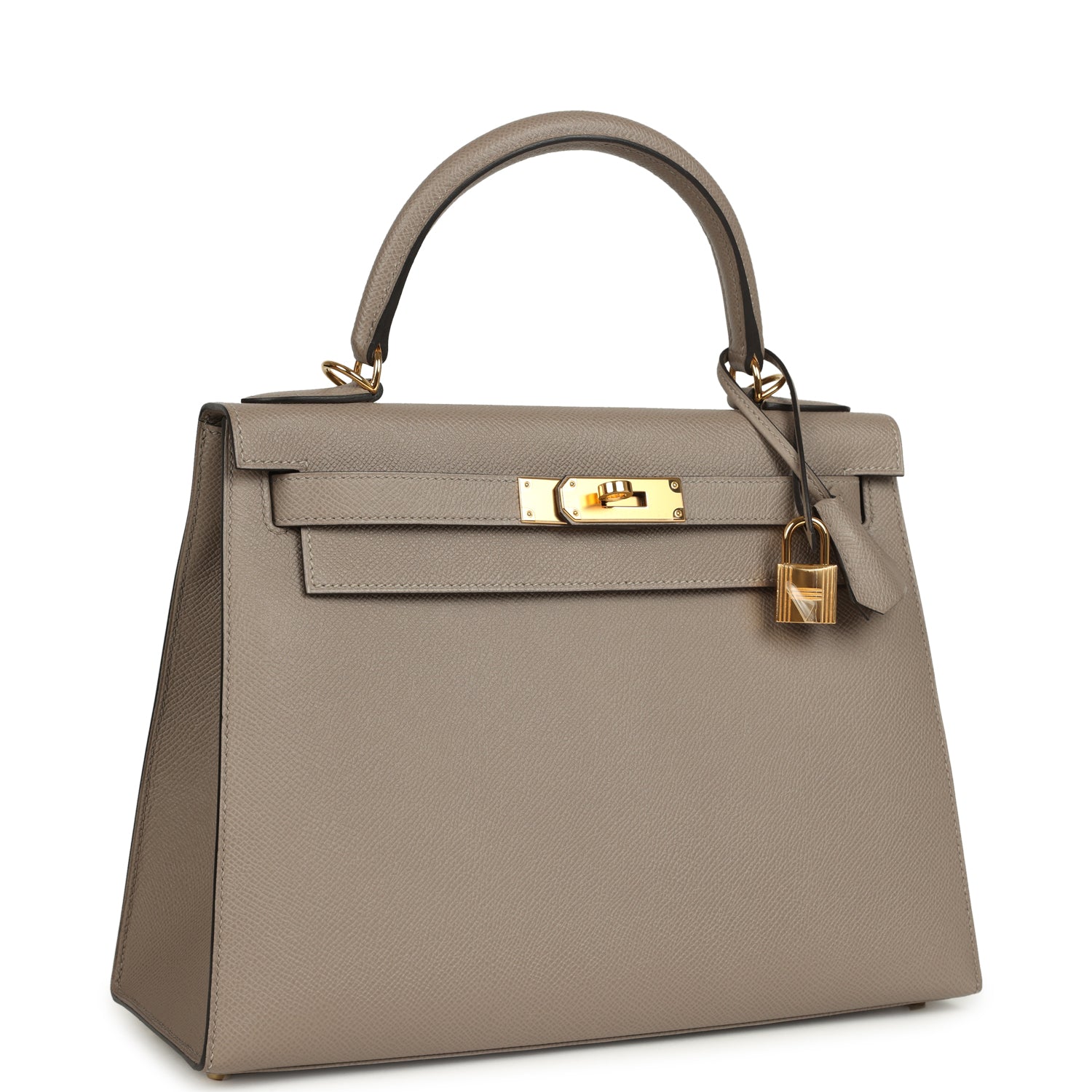 Hermes Kelly Sellier 28 Gris Asphalt Epsom Gold Hardware