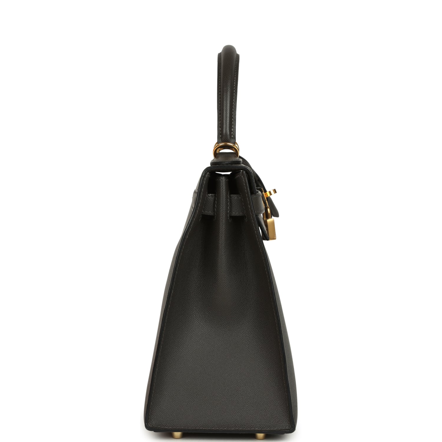 Hermes Kelly Sellier 28 Graphite Madame Gold Hardware