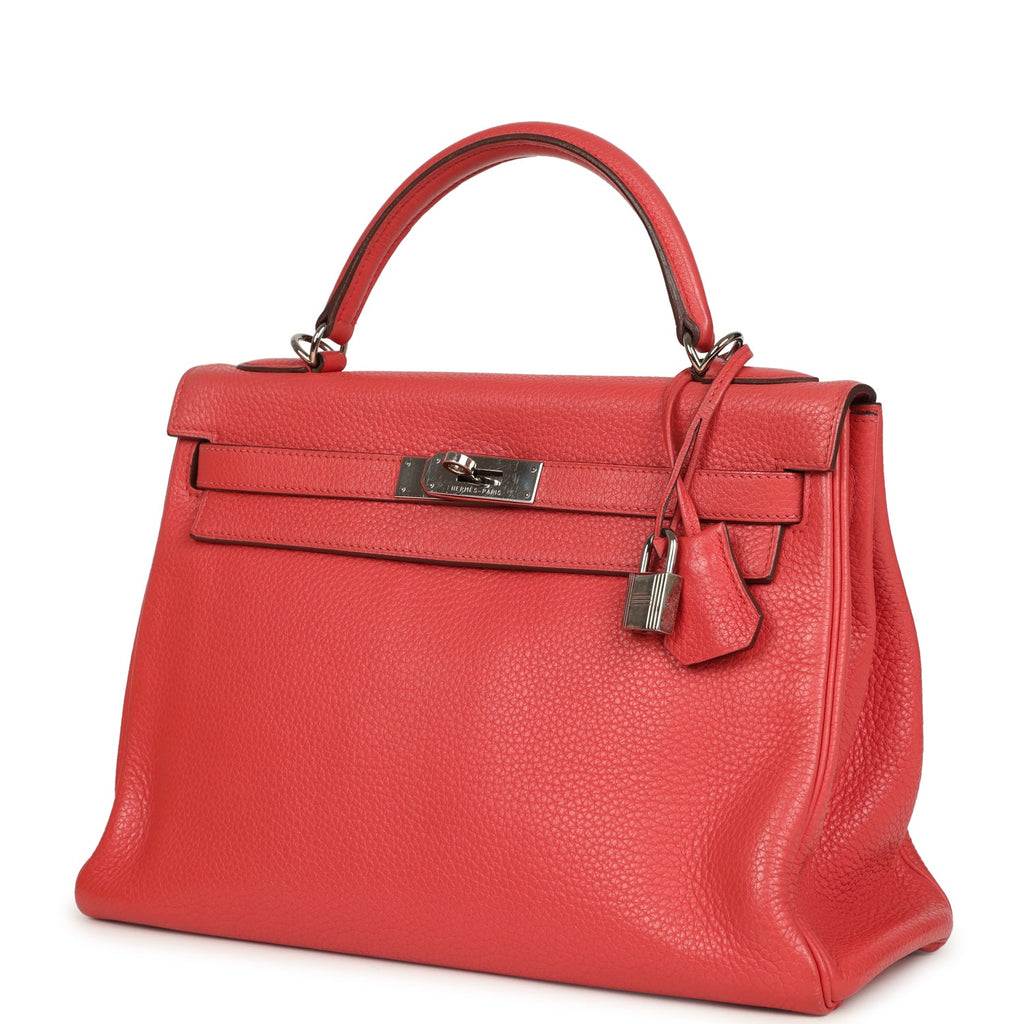Hermes Kelly Retourne 32 Bougainvillea Clemence Gold Hardware