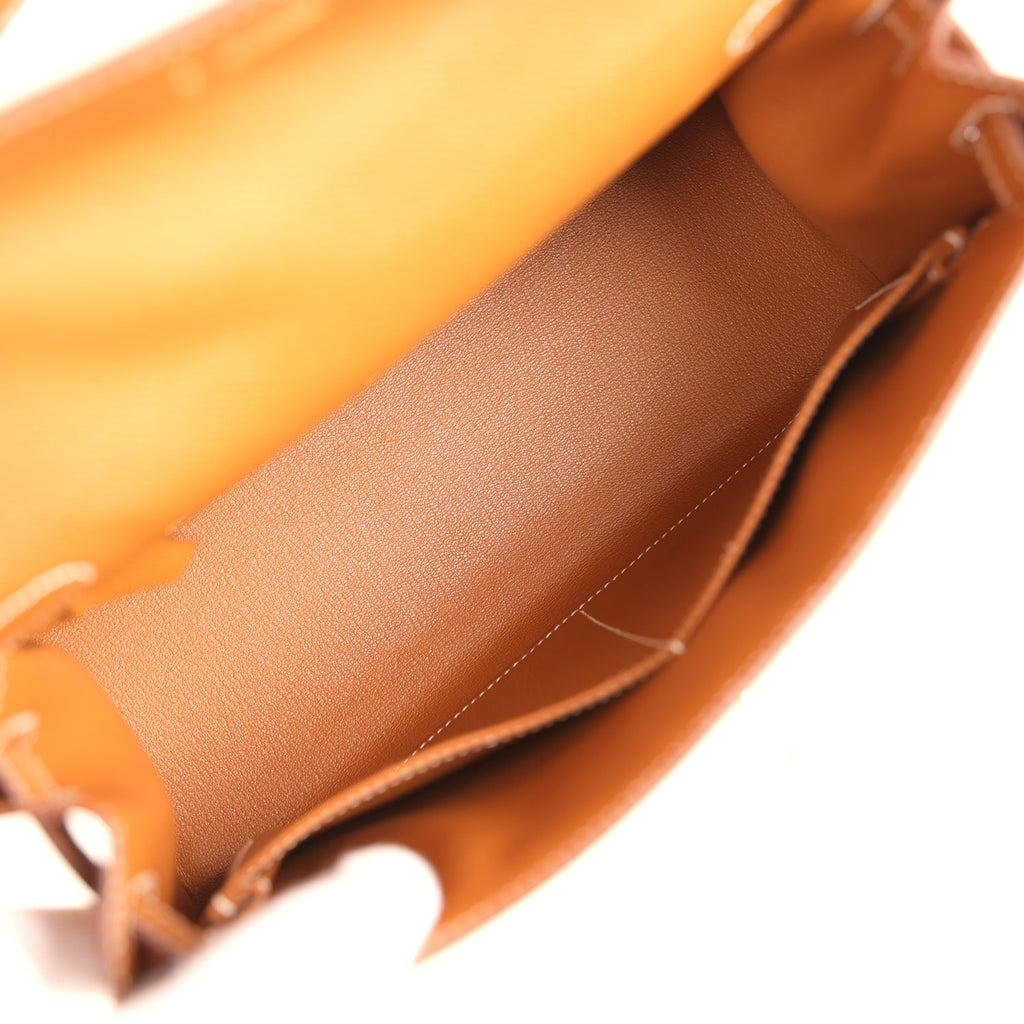 Hermes Kelly Sellier 28 Gold Epsom Gold Hardware