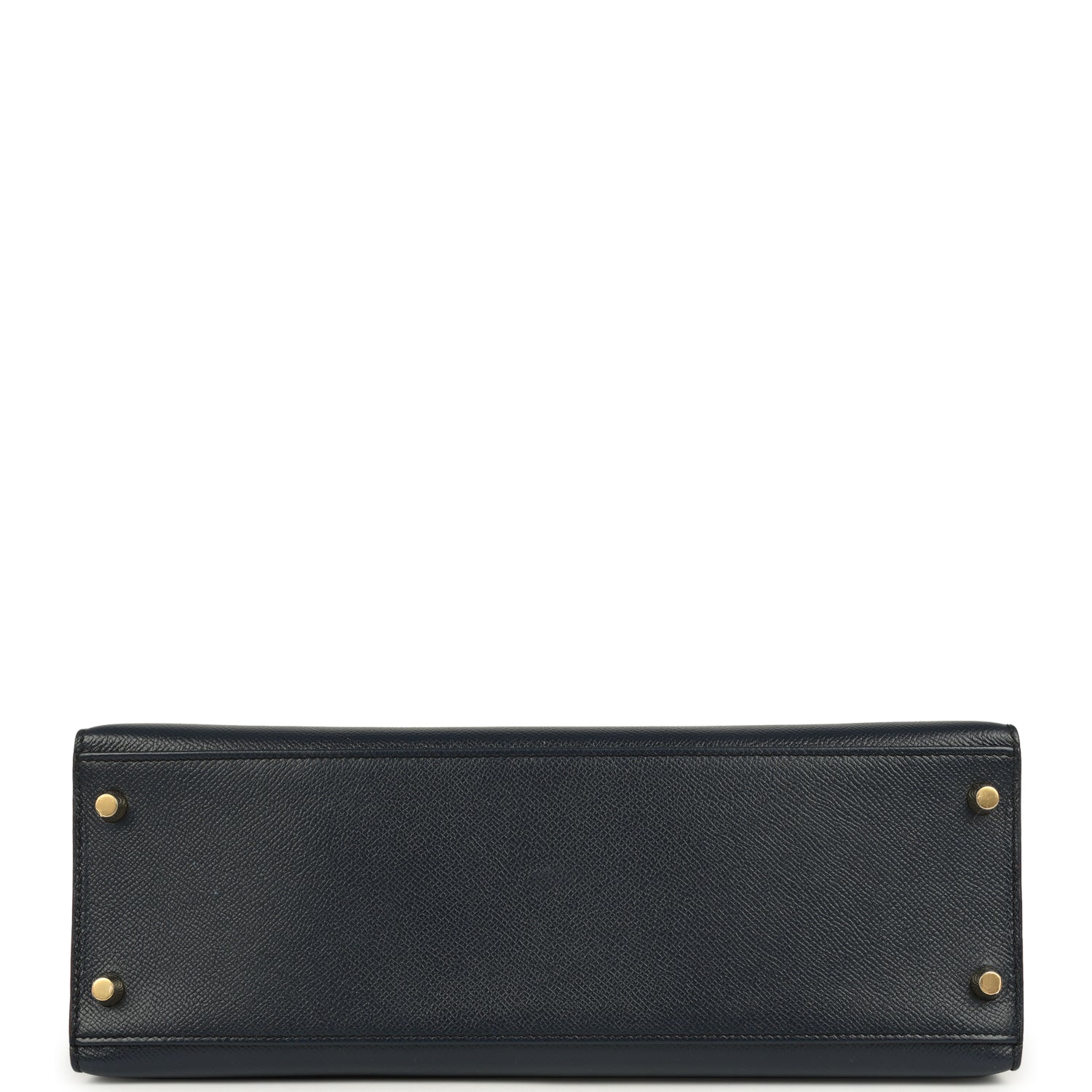 Hermes Kelly Sellier 32 Bleu Indigo and Rouge H Contour Epsom Gold Hardware