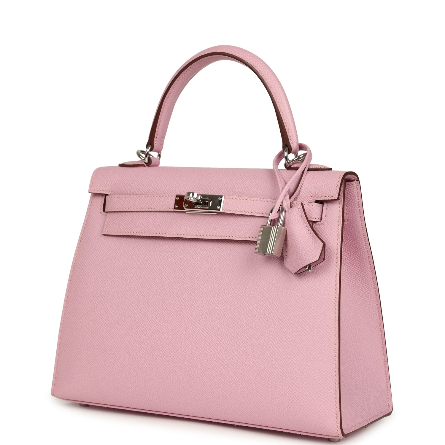 Hermes Kelly Sellier 25 Mauve Sylvestre Epsom Palladium Hardware