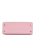 Hermes Kelly Sellier 25 Mauve Sylvestre Epsom Palladium Hardware
