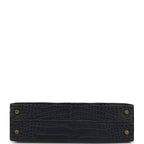 Hermes Kelly Sellier 20 Bleu Nuit Matte Alligator Gold Hardware