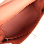 Hermes Kelly Retourne 32 Rose Tea Clemence Palladium Hardware