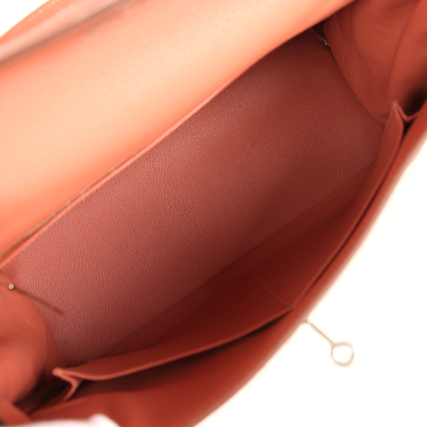 Hermes Kelly Retourne 32 Rose Tea Clemence Palladium Hardware
