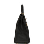 Hermes Kelly Retourne 35 Black Togo Gold Hardware