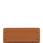 Hermes Kelly Sellier 25 Gold Epsom Gold Hardware