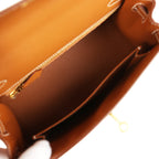 Hermes Kelly Sellier 25 Gold Epsom Gold Hardware