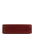 Hermes Kelly Sellier 20 Rouge H Box Gold Hardware