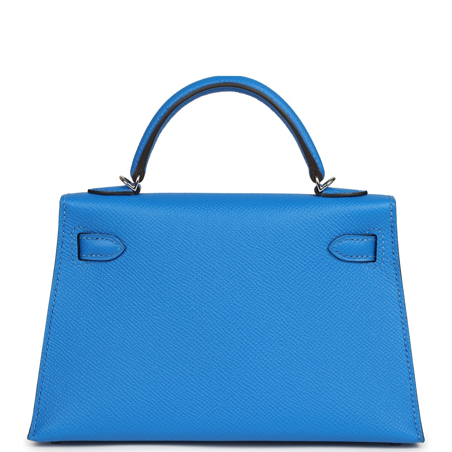 Hermes Kelly Sellier 20 Bleu Hydra Epsom Palladium Hardware