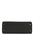 Hermes Kelly Retourne 32 Black Togo Gold Hardware