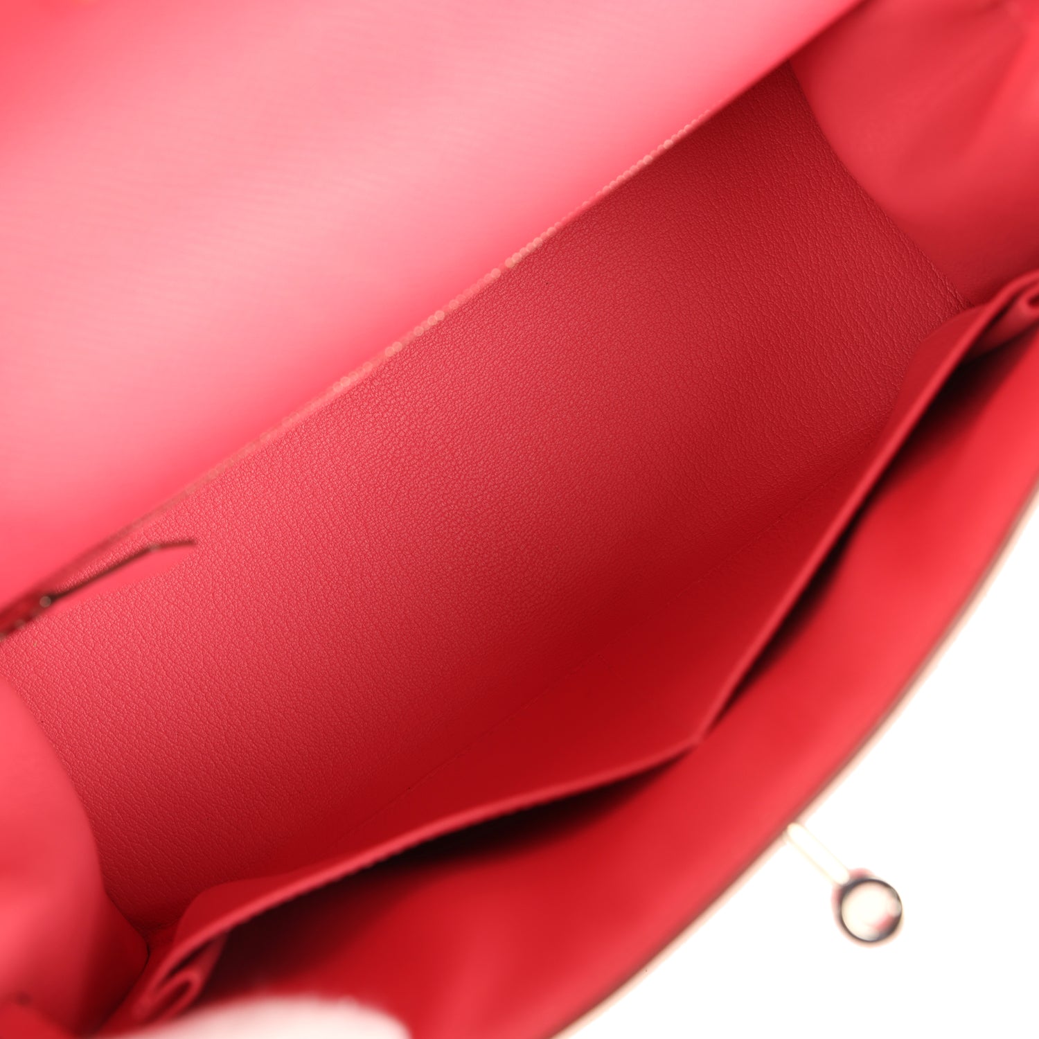 Hermes Kelly Sellier 28 Rose Azalee Epsom Palladium Hardware