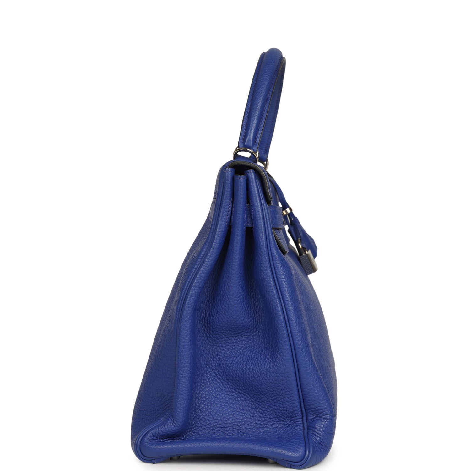 Hermes Kelly Retourne 35 Bleu Electric Togo Palladium Hardware