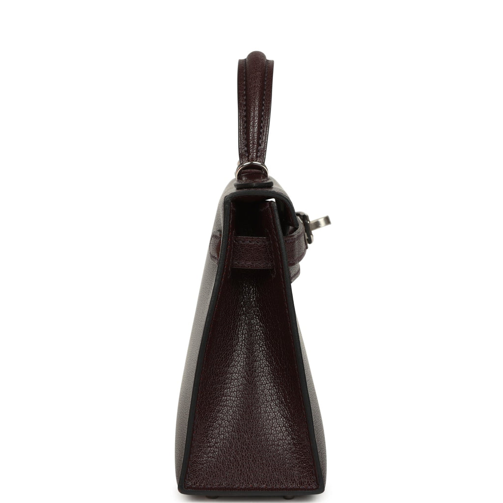 Hermes Kelly Sellier 20 Rouge Sellier Chevre Chamkila Palladium Hardware