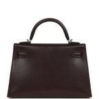 Hermes Kelly Sellier 20 Rouge Sellier Chevre Chamkila Palladium Hardware