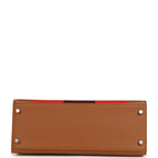 Hermes Kellygraphie Kelly Sellier 28 "Lettre H" Gold Epsom Palladium Hardware