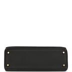 Hermes Kelly Retourne 32 Black Togo Gold Hardware
