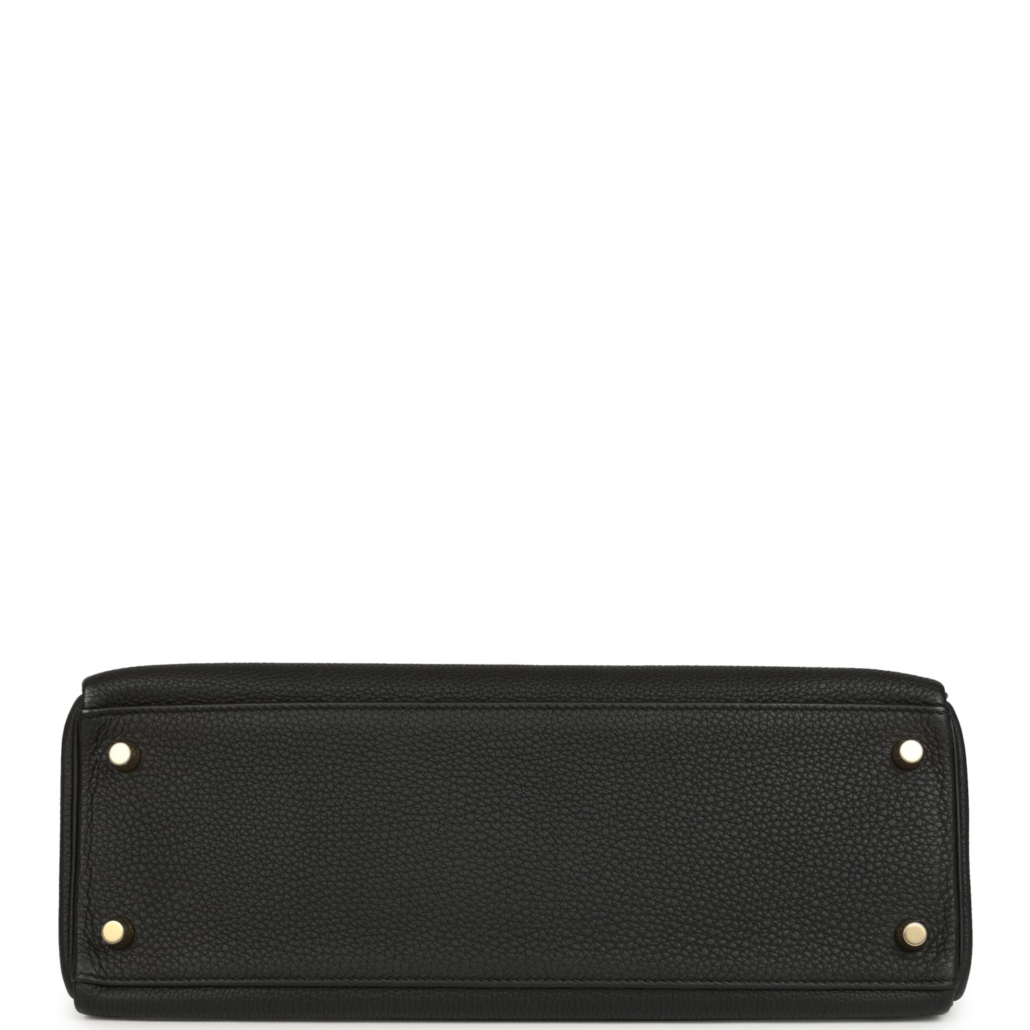 Hermes Kelly Retourne 32 Black Togo Gold Hardware