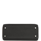 Hermes Special Order (HSS) Kelly Retourne 25 Black Verso Togo Brushed Palladium Hardware