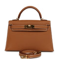 Hermes Kelly Sellier 20 Gold Epsom Gold Hardware