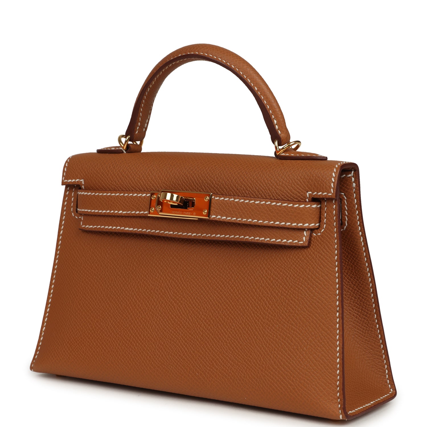 Hermes Kelly Sellier 20 Gold Epsom Gold Hardware