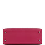 Hermes Kelly Sellier 25 Rose Poupre Madame Palladium Hardware