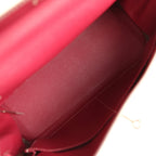 Hermes Candy Kelly Retourne 35 Rose Tyrien Epsom Palladium Hardware