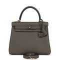 Hermes Kelly Retourne 28 Etain Togo Palladium Hardware