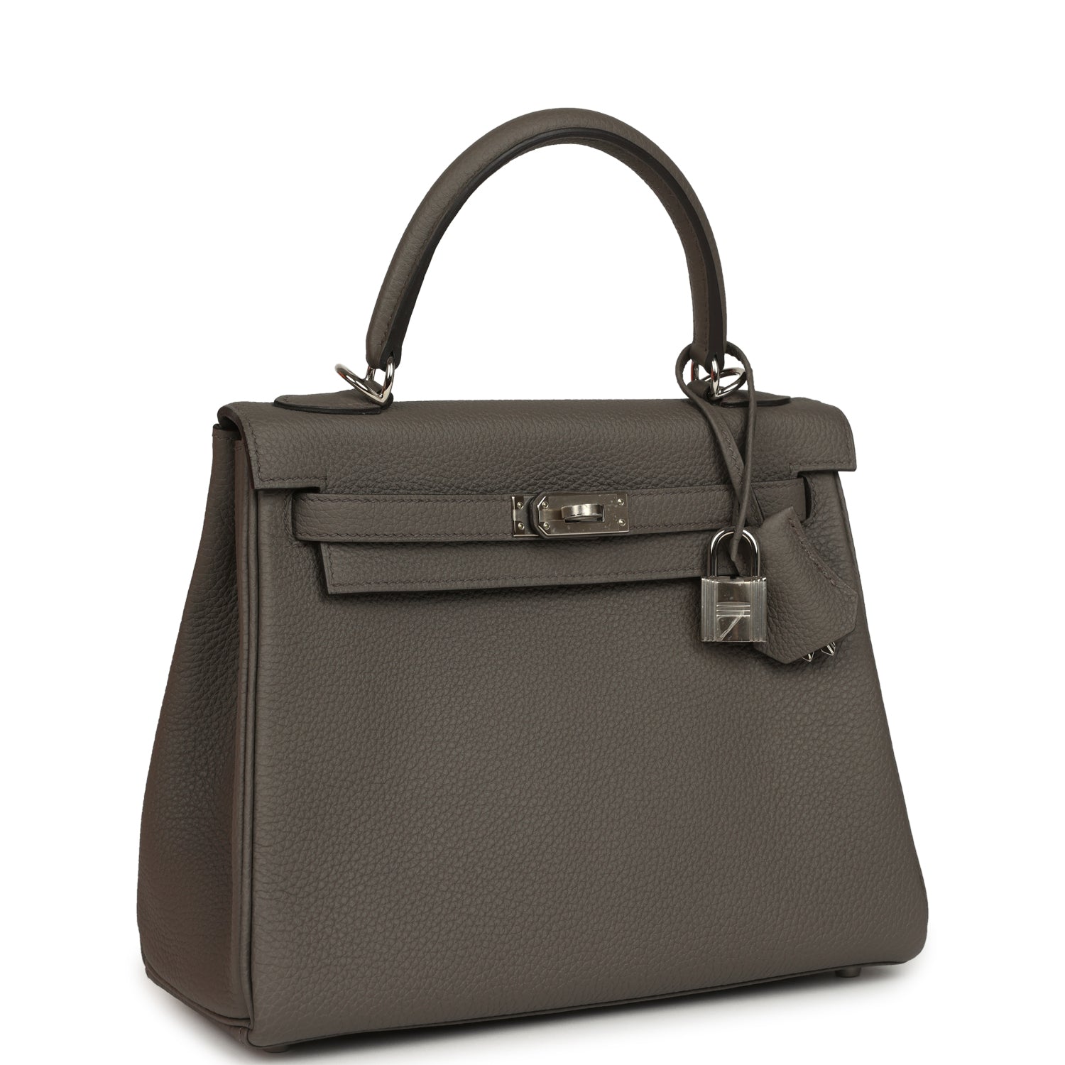 Hermes Kelly Retourne 28 Etain Togo Palladium Hardware