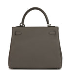 Hermes Kelly Retourne 28 Etain Togo Palladium Hardware