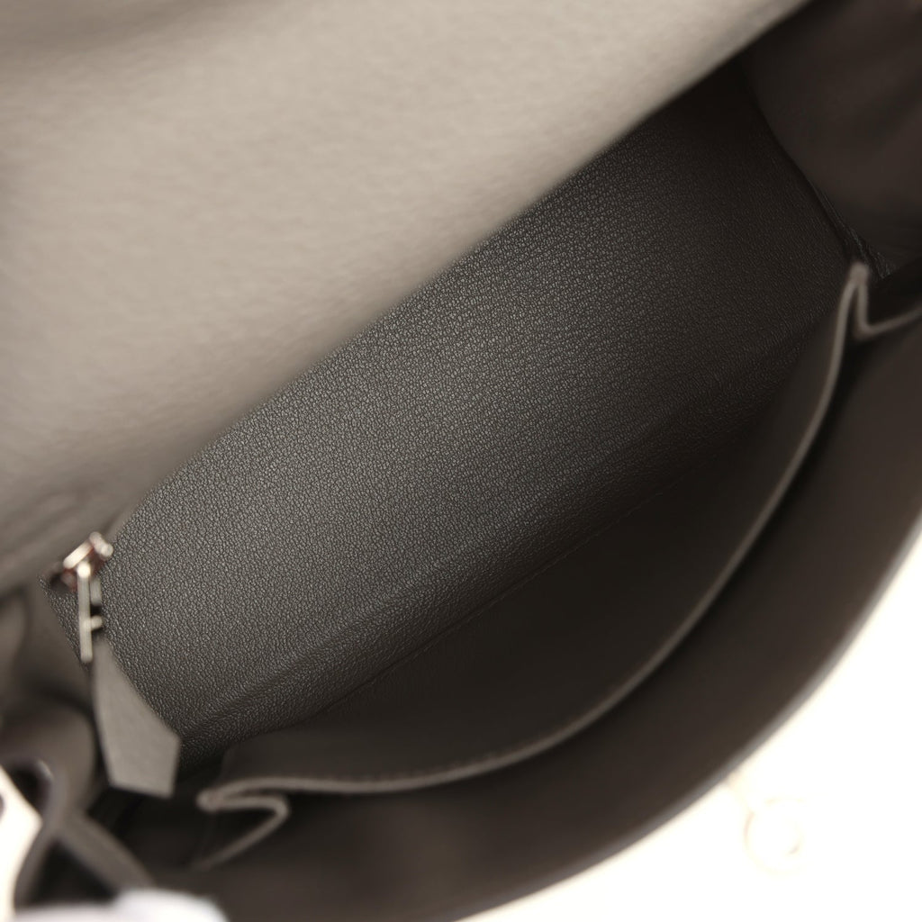 Hermes Kelly Retourne 28 Etain Togo Palladium Hardware