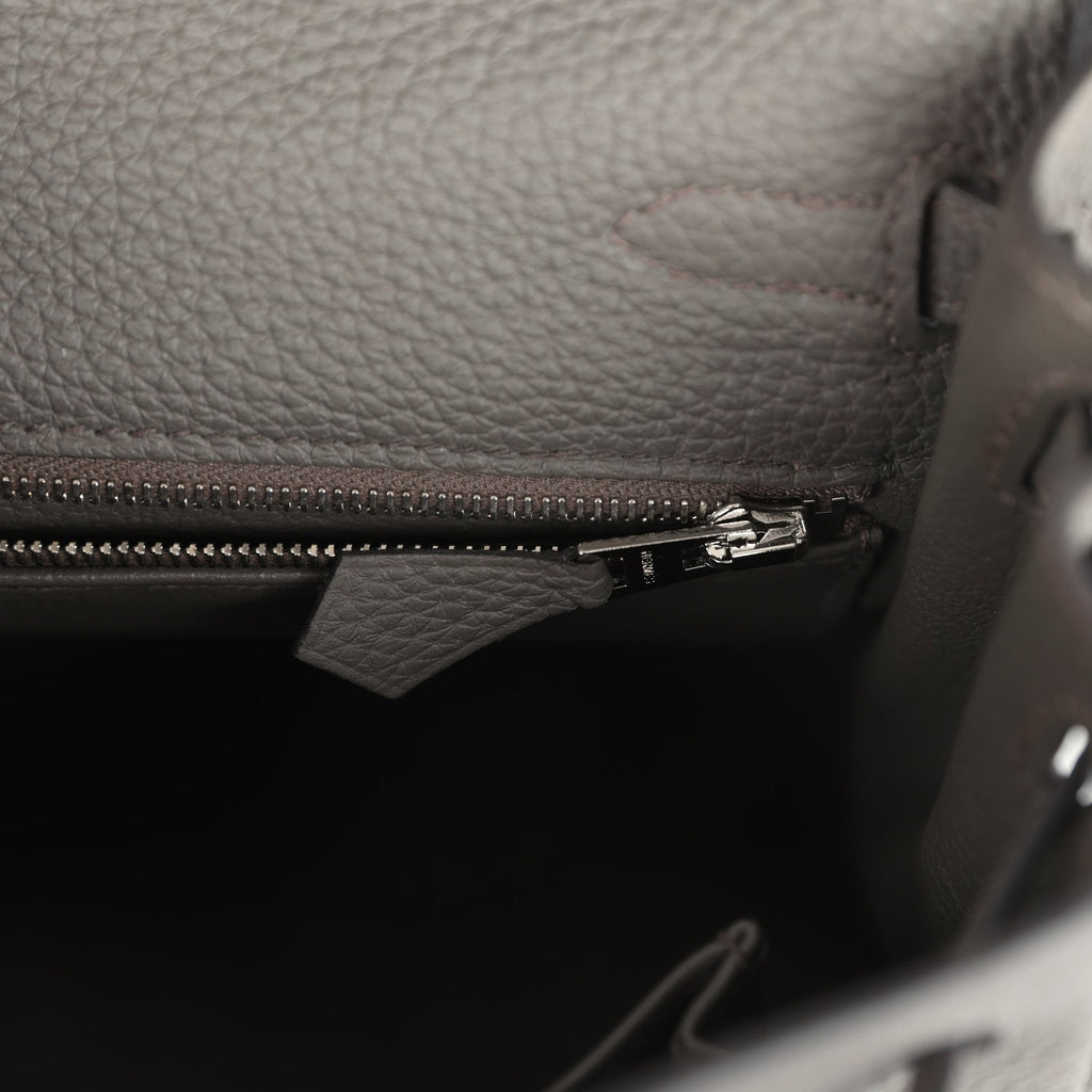 Hermes Kelly Retourne 28 Etain Togo Palladium Hardware