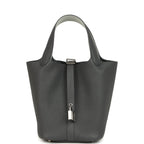 Hermes Picotin Lock 18 Eclat Ardoise Clemence and Gris Pantin Swift Palladium Hardware