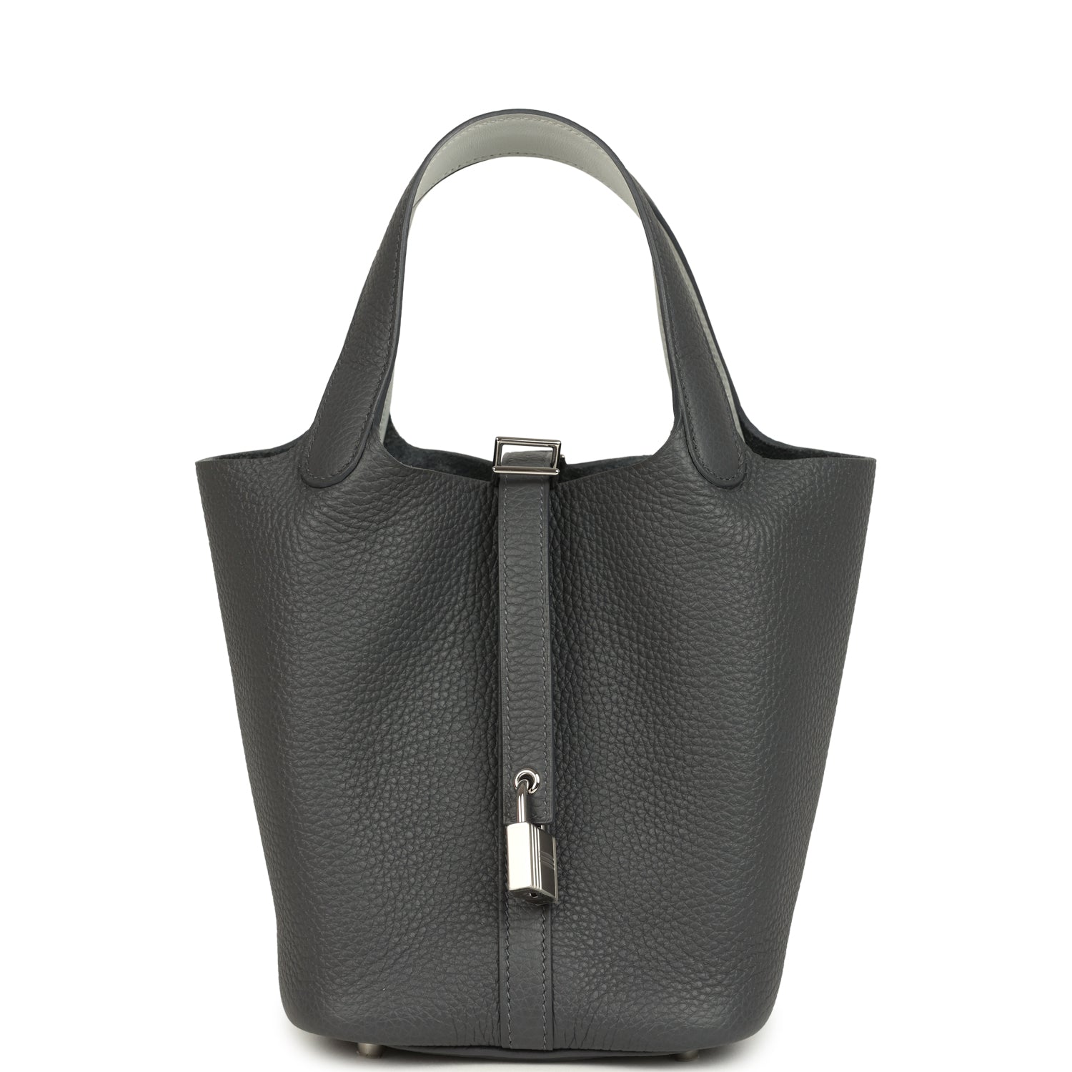 Hermes Picotin Lock 18 Eclat Ardoise Clemence and Gris Pantin Swift Palladium Hardware