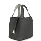 Hermes Picotin Lock 18 Eclat Ardoise Clemence and Gris Pantin Swift Palladium Hardware