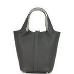 Hermes Picotin Lock 18 Eclat Ardoise Clemence and Gris Pantin Swift Palladium Hardware