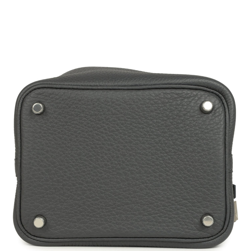 Hermes Picotin Lock 18 Eclat Ardoise Clemence and Gris Pantin Swift Palladium Hardware