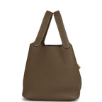 Hermes Picotin Lock 22 Etoupe Clemence Gold Hardware