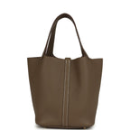 Hermes Picotin Lock 22 Etoupe Clemence Gold Hardware