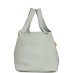 Hermes Picotin Lock 22 Bleu Pale Clemence Gold Hardware